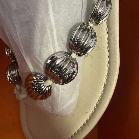 NWOT•Tory Burch Capri Beaded Sandal• - Picture 2 of 4